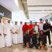 بعثة منتخبنا الوطني برئاسة خليفة الكعبي المدير المالي تصل إلى دبي بعد ختام مشاركتها في بطولة دول مجلس التعاون الخليجي للألعاب المائية الثامنة والعشرون